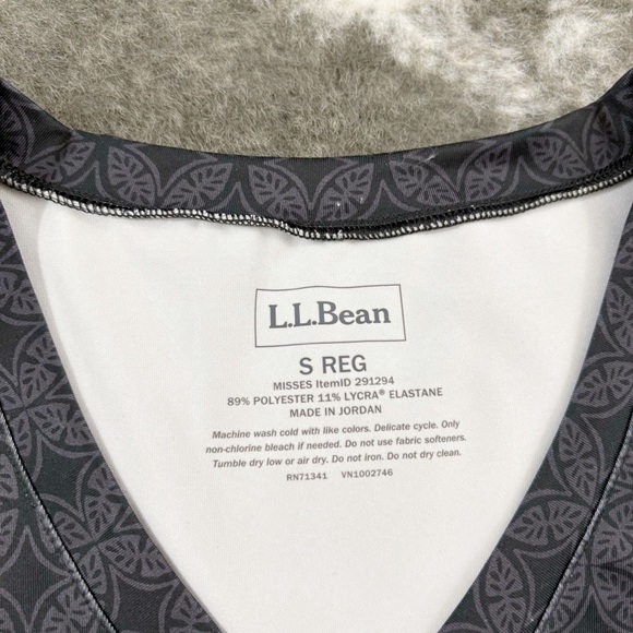 L.L. Bean Lycra Active Geometric Print Dress Small - Picture 3 of 12